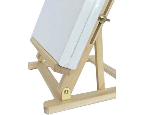 Dřevěný malířský stojan s plátnem