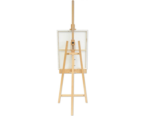 Dřevěný malířský stojan s plátnem