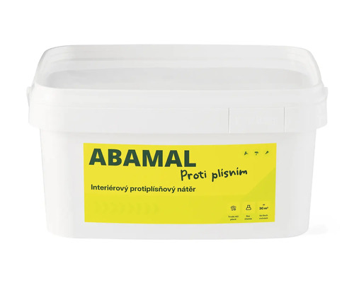 Interiérová barva Abamal proti plísním v kbelíku