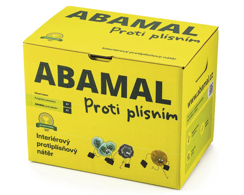 Kartonové balení interiérové protiplísňové barvy Abamal
