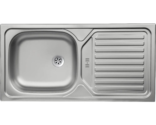 Nerezový dřez s odkapávací plochou