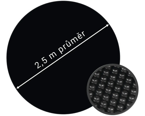 Kryt na bazén o průměru 2,5 metru