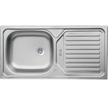 Nerezový dřez s odkapávací plochou