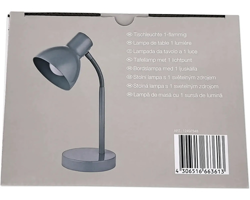 Stolní lampa s jedním světelným zdrojem