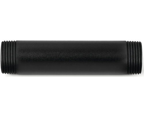 Černá trubková vsuvka se závitem