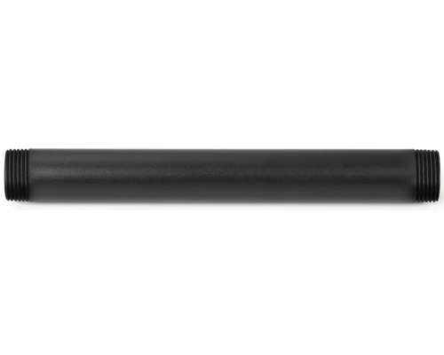 Černá ocelová trubka se závitem na obou koncích