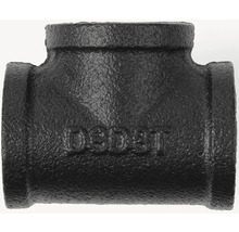 Černý litinový T-kus