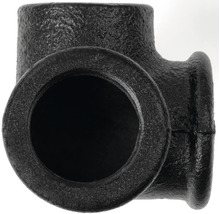 Černá litinová tvarovka T-kus