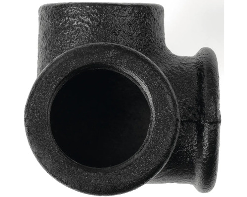 Černá litinová tvarovka T-kus