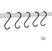 Pět kovových háků S na tyči