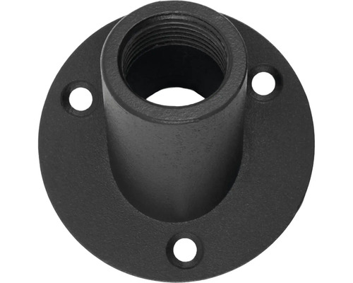 Nástěnný držák pro svítidla se závitovým připojením a třemi upevňovacími otvory