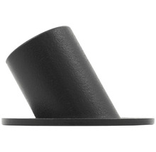 Černá plastová trubková průchodka