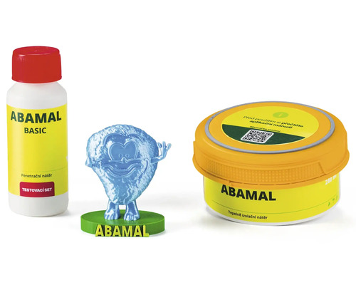 Základní sada Abamal s penetračním nátěrem, izolační barvou a maskotem