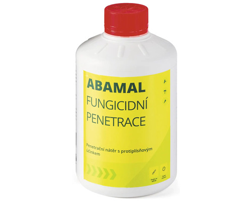 Abamal Fungicidní penetrace v bílé lahvi s červeným uzávěrem