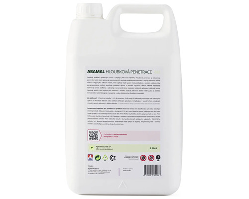 Pěti litrové balení penetrace Abamal Hloubková