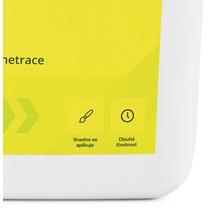 Symbol pro snadnou aplikaci štětcem a dlouhou životnost