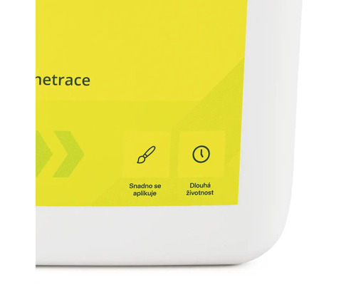 Symbol pro snadnou aplikaci štětcem a dlouhou životnost