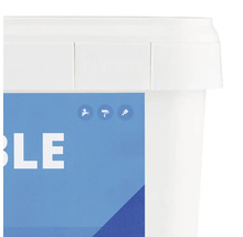 Kbelík se symboly pro stříkání, malířské válečky a štětce