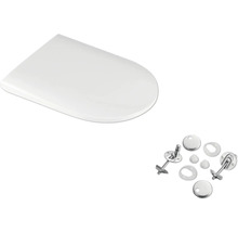 Toaletní sedátko z plastu s upevňovacím materiálem