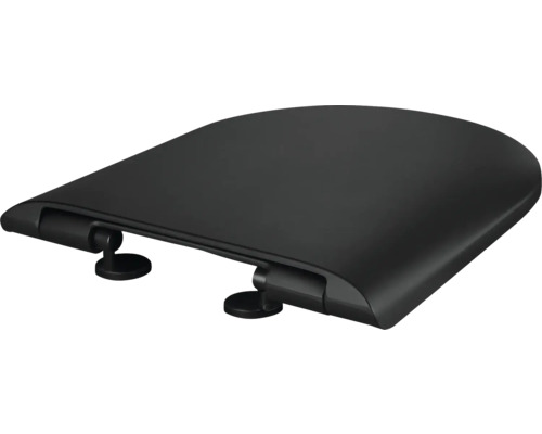 Černé záchodové prkénko