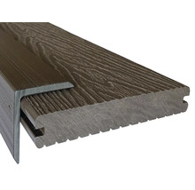 Terasa z dřevoplastu s úhelníkovým profilem