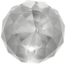 Dekorativní skleněná koule s fazetovým brusem