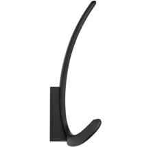 Černý věšák na stěnu