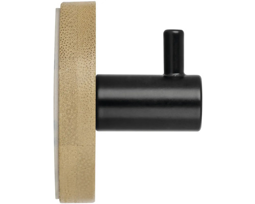 Věšák na ručníky z bambusu a kovu