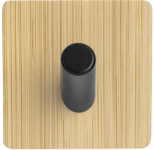 Nástěnný háček z bambusu s válcovým hákem