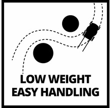 Symbol nízké hmotnosti a snadné manipulace