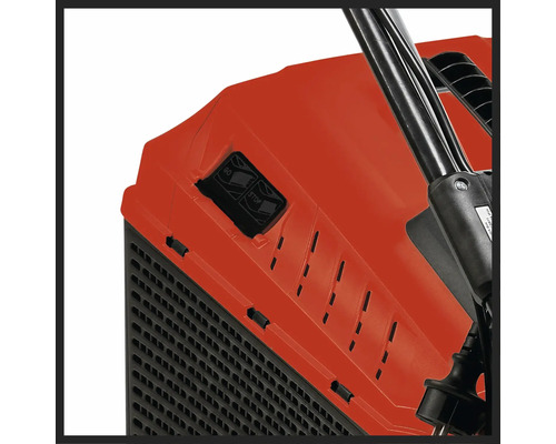 Detail sněhové frézy s vypínačem start/stop