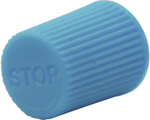 Ventilová zátka s nápisem Stop