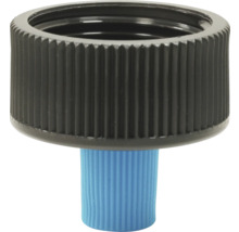 Plastový uzávěr láhve s žebrovaným povrchem