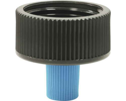 Plastový uzávěr láhve s žebrovaným povrchem