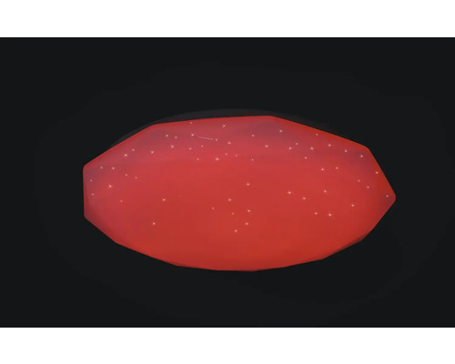 LED stropní svítidlo se vzorem hvězd