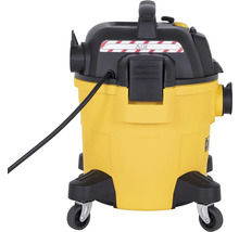 Žlutý víceúčelový vysavač s kolečky