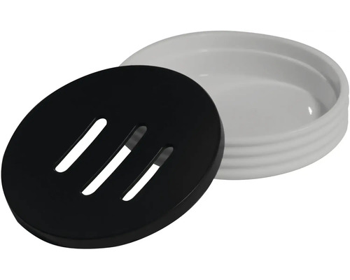 Mýdlenka s černým víkem a štěrbinami