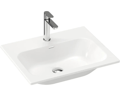 Keramické umyvadlo s baterií do koupelny