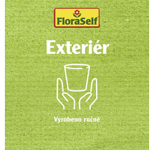 Logo FloraSelf. Vhodné pro venkovní použití. Ruční výroba.