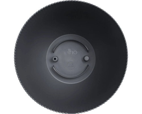 Logo Elho na kulaté misce pod květináče