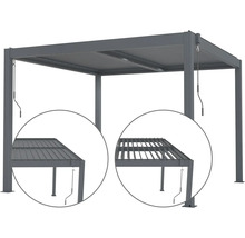 Pergola s nastavitelnou lamelovou střechou