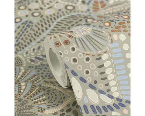 Role tapety s abstraktním vzorem