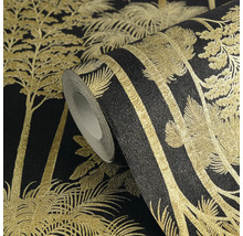 Role tapety s motivem stromu na tmavém pozadí