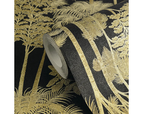 Role tapety s motivem stromu na tmavém pozadí