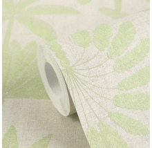 Role tapety s rostlinným vzorem