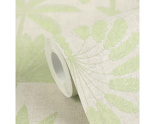 Role tapety s rostlinným vzorem