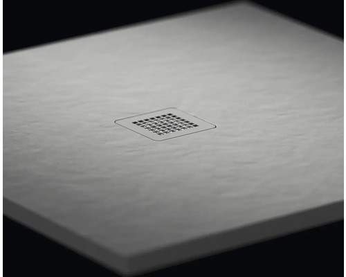 Čtvercová sprchová vanička s odtokem