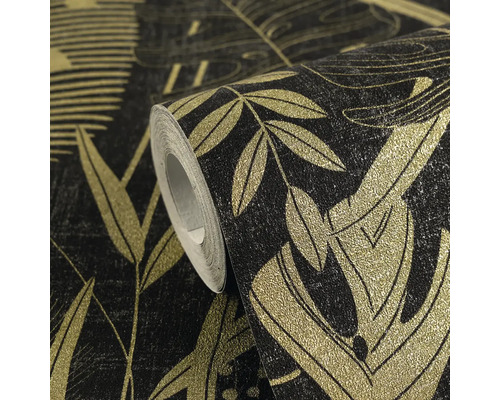 Role tapety s listovým vzorem