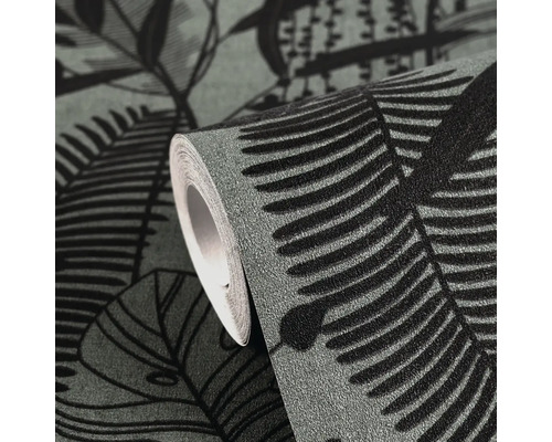 Role papírové tapety s listovým vzorem