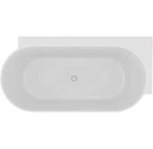 Volně stojící vana ze sanitárního akrylátu, oválný tvar
